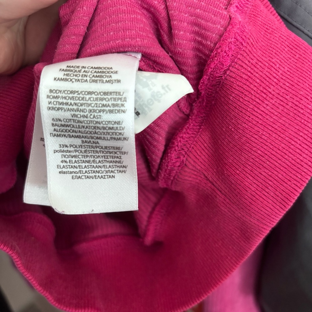 Ralph Lauren Polo girls kids quarter zip Corduroy ribbed Sweatshirt - Magenta - Picture 10 of 10